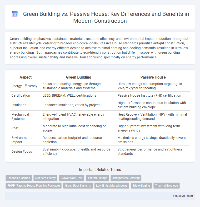 Green Building vs. Passive House: Key Differences and Benefits in Modern Construction