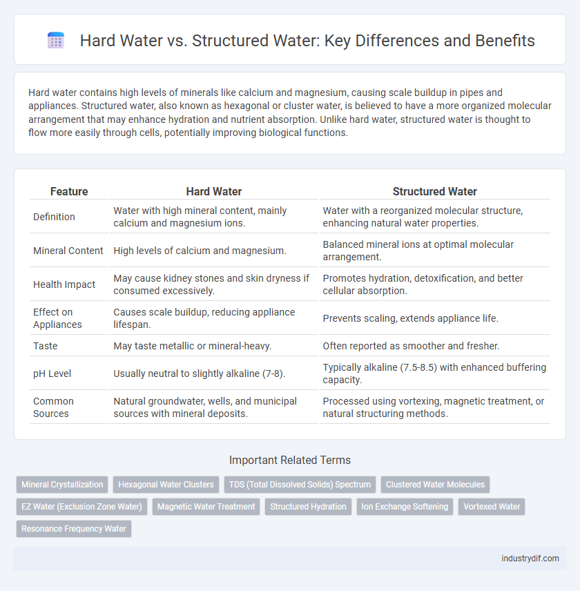 Hard Water vs. Structured Water: Key Differences and Benefits