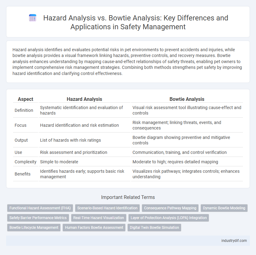 Hazard Analysis vs. Bowtie Analysis: Key Differences and Applications in Safety Management