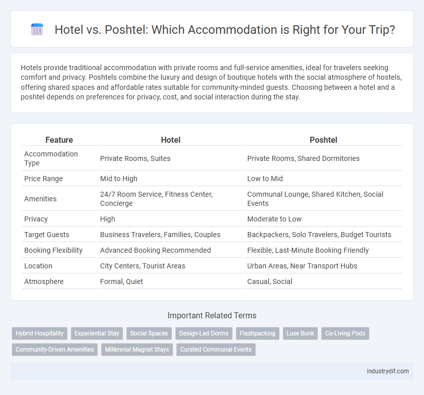 Hotel vs. Poshtel: Which Accommodation is Right for Your Trip?