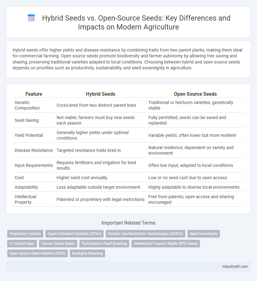 Hybrid Seeds vs. Open-Source Seeds: Key Differences and Impacts on Modern Agriculture