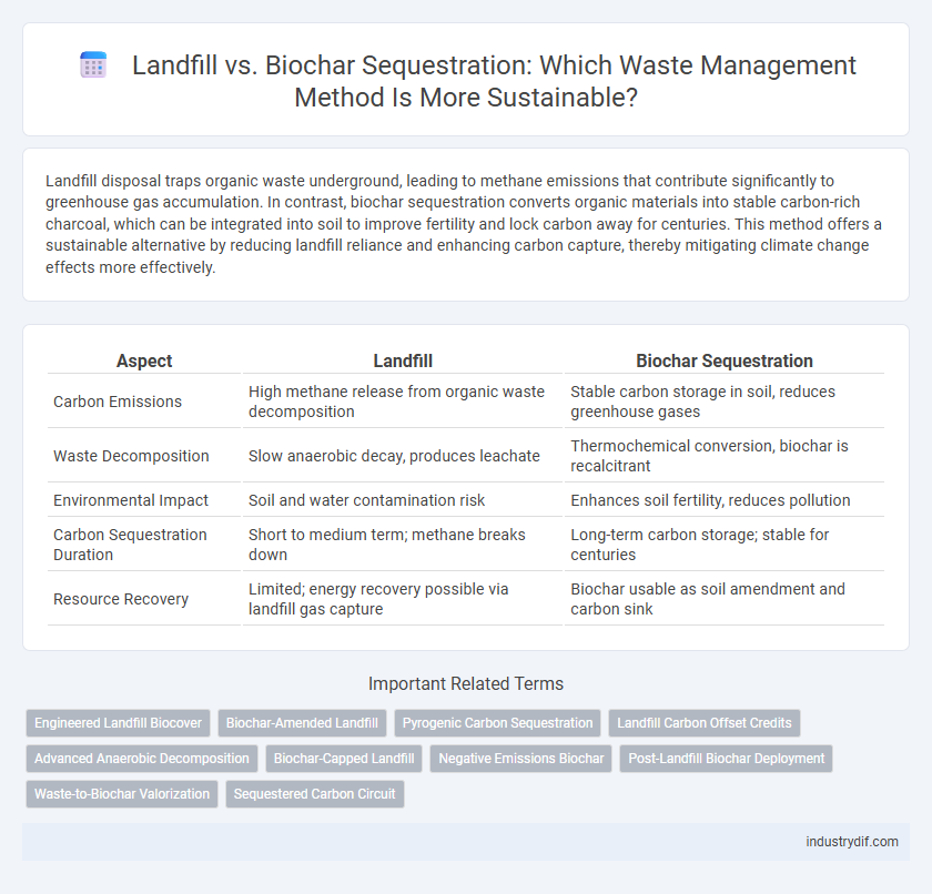 Landfill vs. Biochar Sequestration: Which Waste Management Method Is More Sustainable?