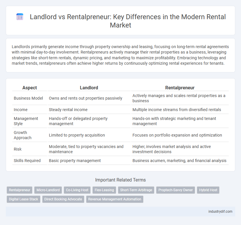 Landlord vs Rentalpreneur: Key Differences in the Modern Rental Market