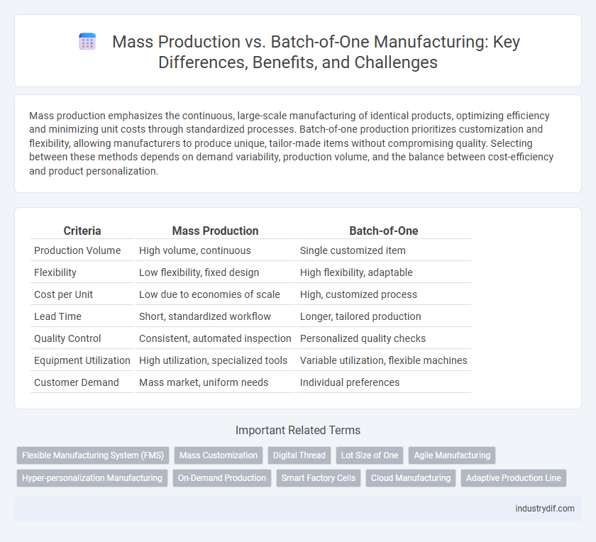 Mass Production vs. Batch-of-One Manufacturing: Key Differences, Benefits, and Challenges