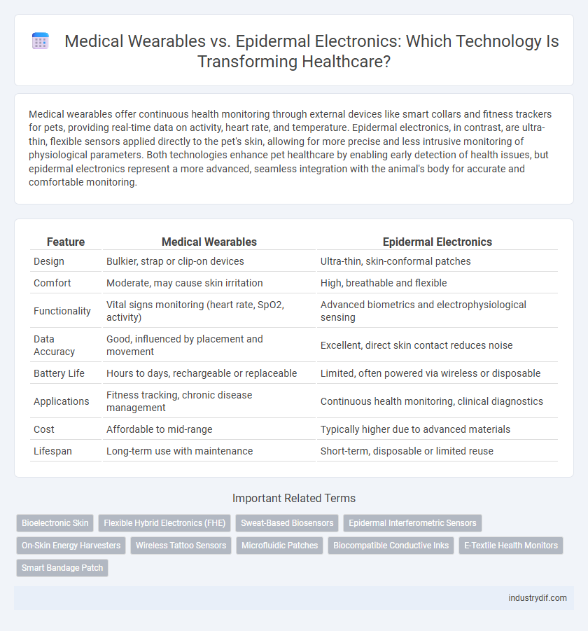 Medical Wearables vs. Epidermal Electronics: Which Technology Is Transforming Healthcare?