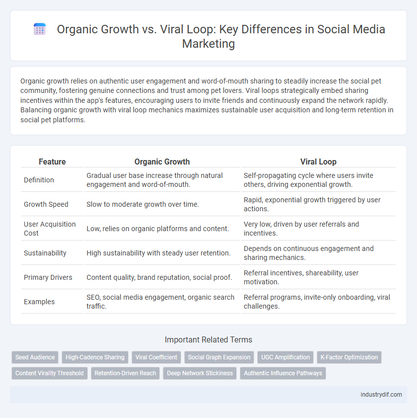 Organic Growth vs. Viral Loop: Key Differences in Social Media Marketing