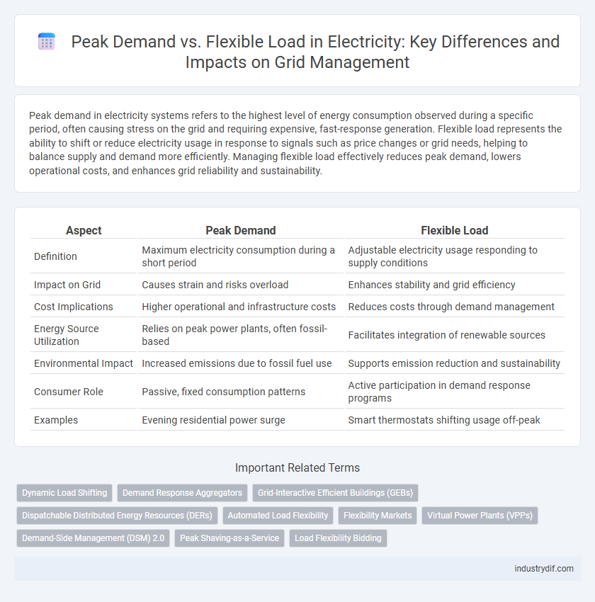 Peak Demand vs. Flexible Load in Electricity: Key Differences and Impacts on Grid Management