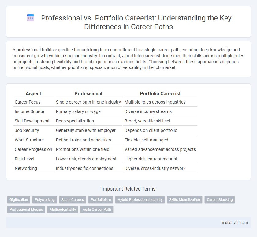 Professional vs. Portfolio Careerist: Understanding the Key Differences in Career Paths