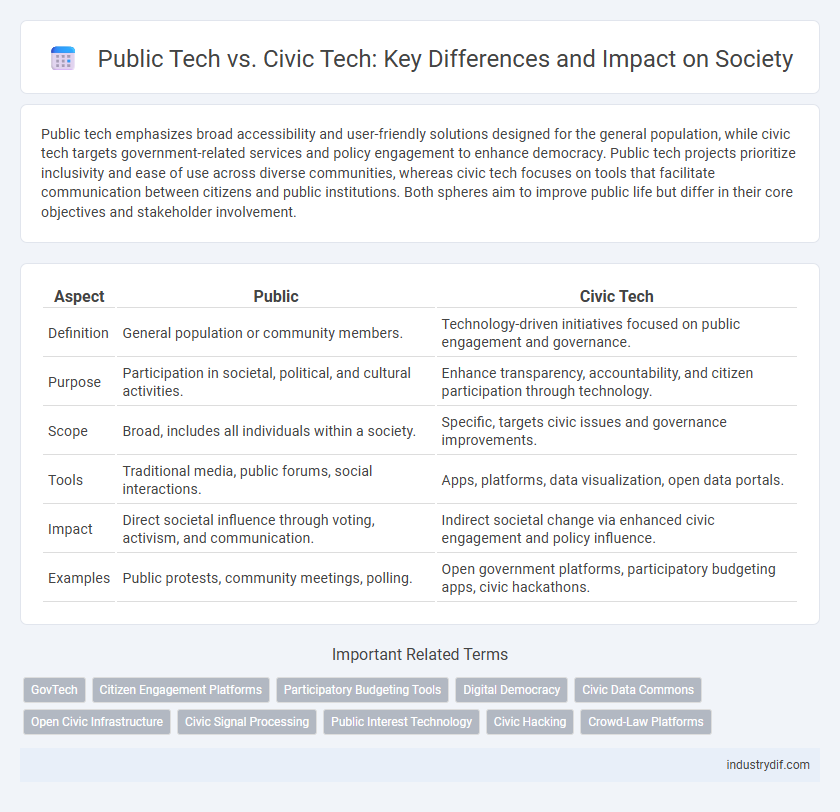 Public Tech vs. Civic Tech: Key Differences and Impact on Society