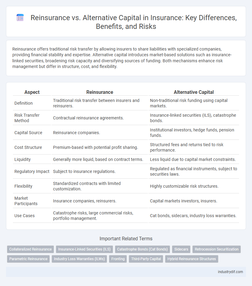 Reinsurance vs. Alternative Capital in Insurance: Key Differences, Benefits, and Risks