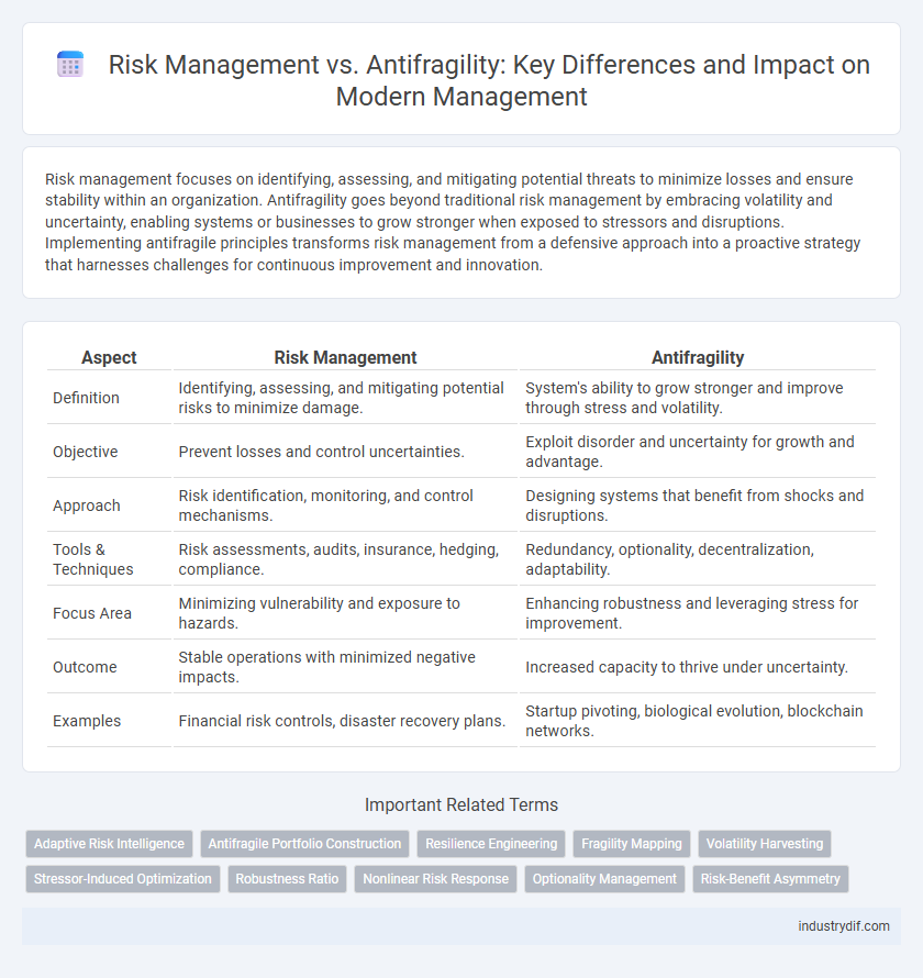 Risk Management vs. Antifragility: Key Differences and Impact on Modern Management