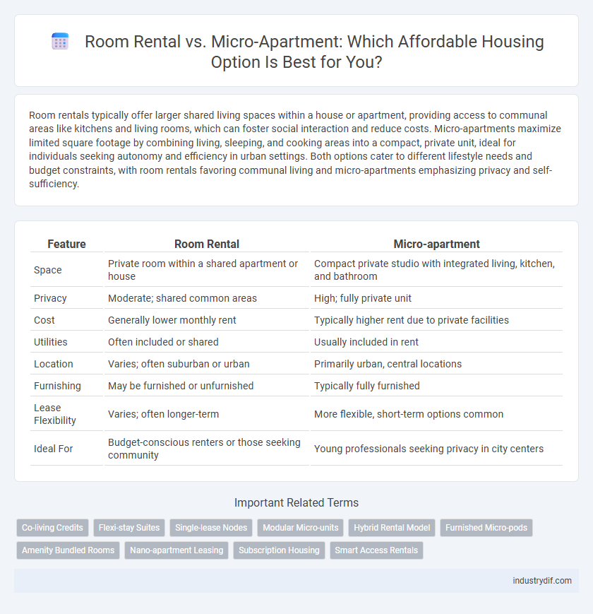 Room Rental vs. Micro-Apartment: Which Affordable Housing Option Is Best for You?