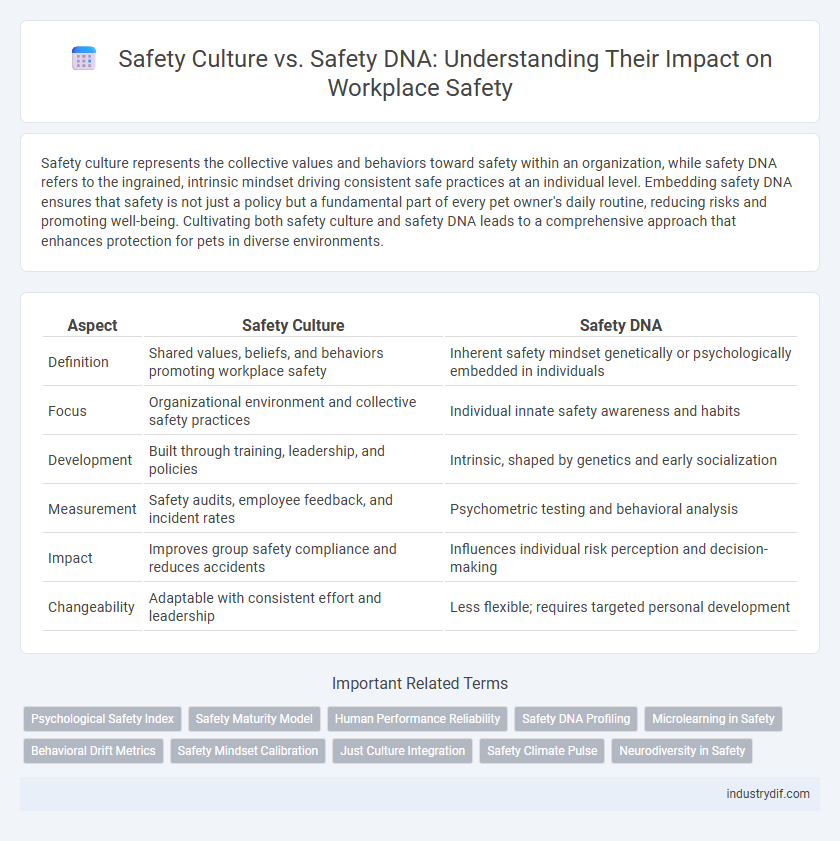 Safety Culture vs. Safety DNA: Understanding Their Impact on Workplace Safety