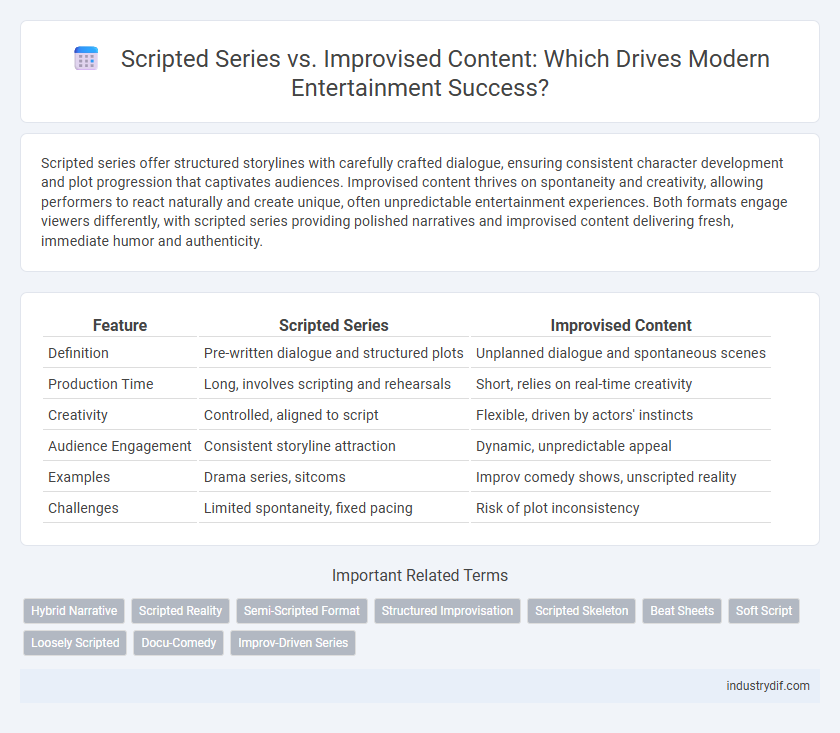 Scripted Series vs. Improvised Content: Which Drives Modern Entertainment Success?