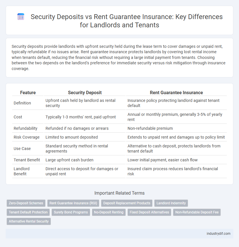 Security Deposits vs Rent Guarantee Insurance: Key Differences for Landlords and Tenants