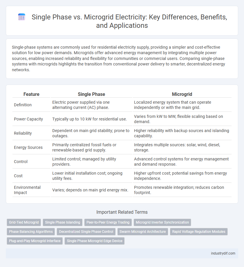 Single Phase vs. Microgrid Electricity: Key Differences, Benefits, and Applications
