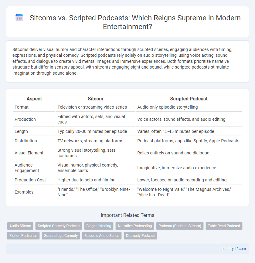 Sitcoms vs. Scripted Podcasts: Which Reigns Supreme in Modern Entertainment?