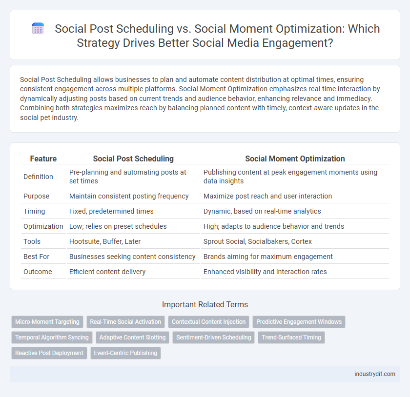Social Post Scheduling vs. Social Moment Optimization: Which Strategy Drives Better Social Media Engagement?