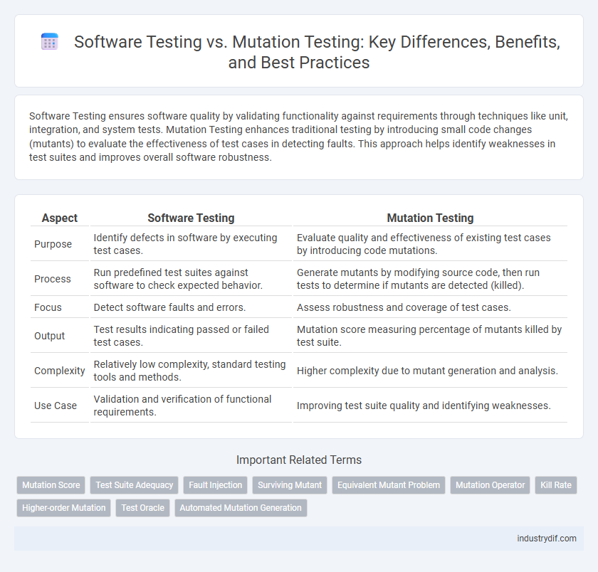 Software Testing vs. Mutation Testing: Key Differences, Benefits, and Best Practices