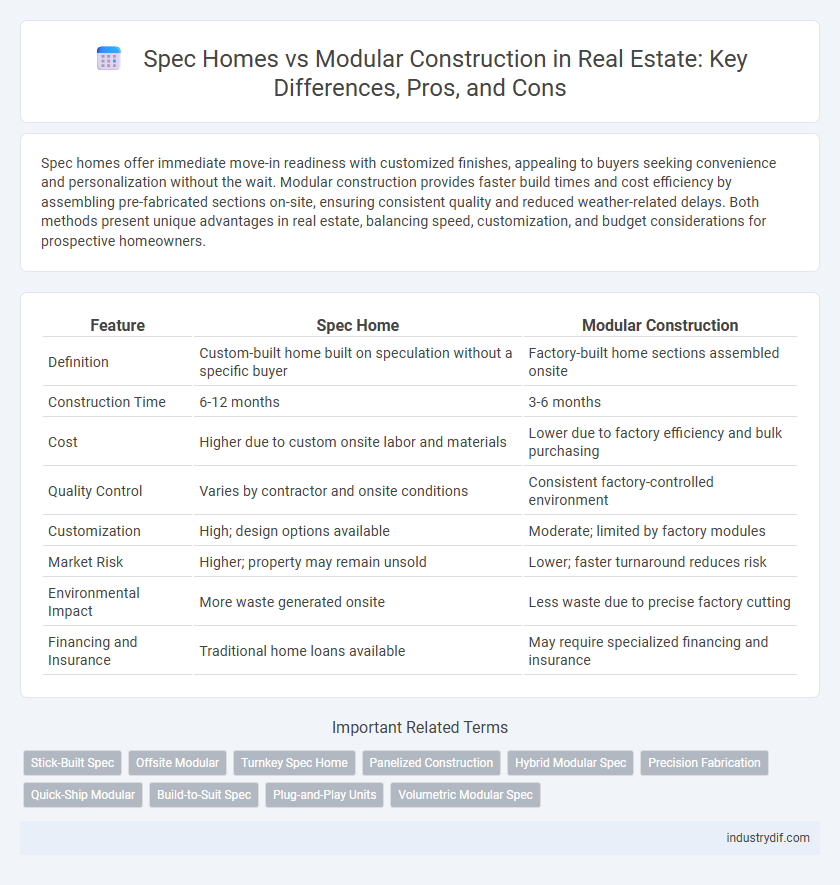 Spec Homes vs Modular Construction in Real Estate: Key Differences, Pros, and Cons