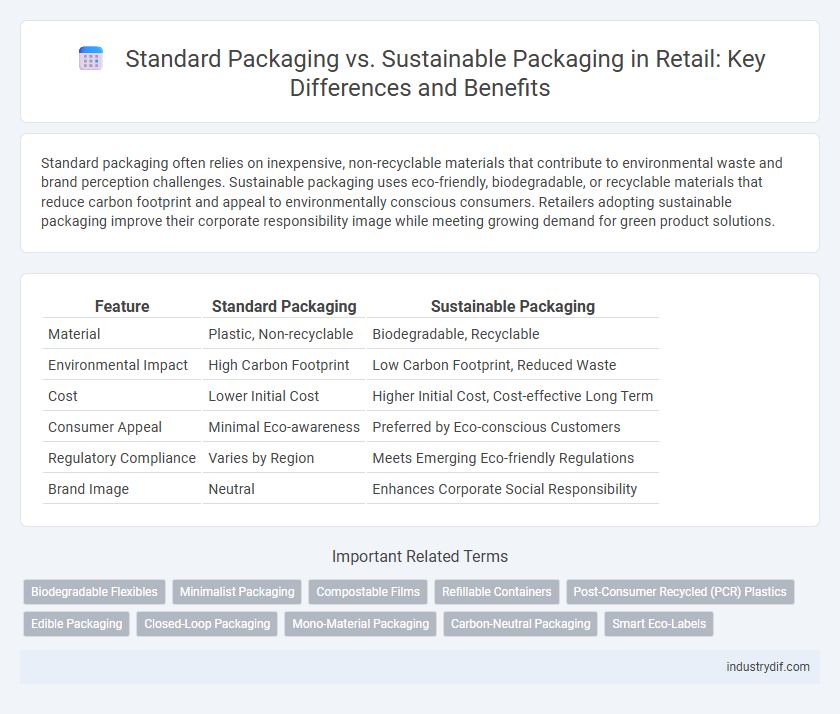 Standard Packaging vs. Sustainable Packaging in Retail: Key Differences and Benefits