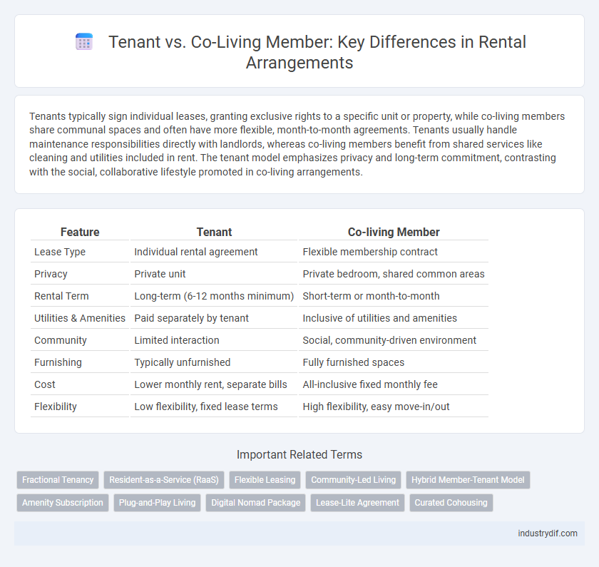 Tenant vs. Co-Living Member: Key Differences in Rental Arrangements