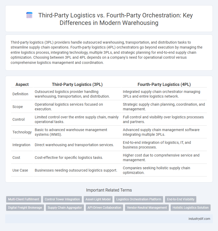 Third-Party Logistics vs. Fourth-Party Orchestration: Key Differences in Modern Warehousing