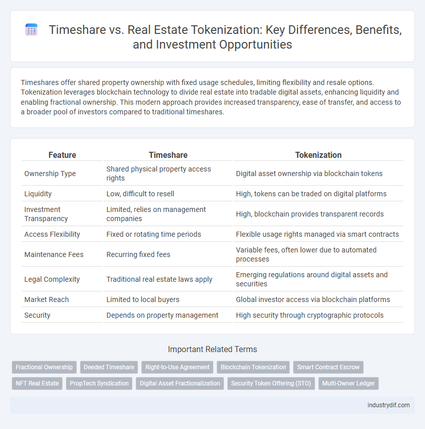 Timeshare vs. Real Estate Tokenization: Key Differences, Benefits, and Investment Opportunities
