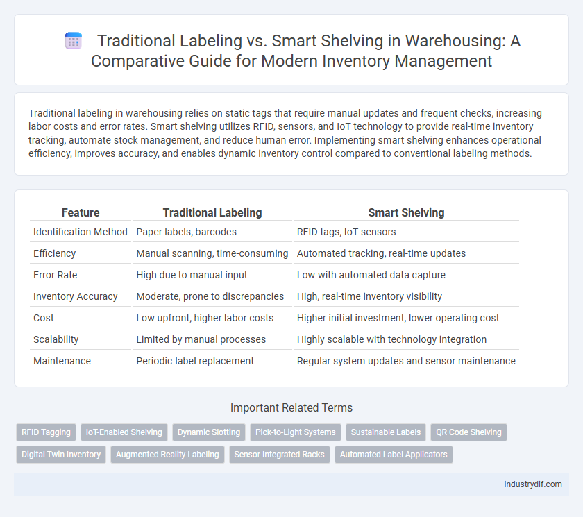 Traditional Labeling vs. Smart Shelving in Warehousing: A Comparative Guide for Modern Inventory Management