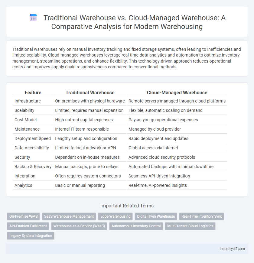 Traditional Warehouse vs. Cloud-Managed Warehouse: A Comparative Analysis for Modern Warehousing