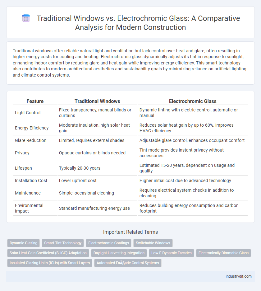 Traditional Windows vs. Electrochromic Glass: A Comparative Analysis for Modern Construction