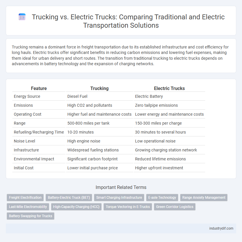Trucking vs. Electric Trucks: Comparing Traditional and Electric Transportation Solutions