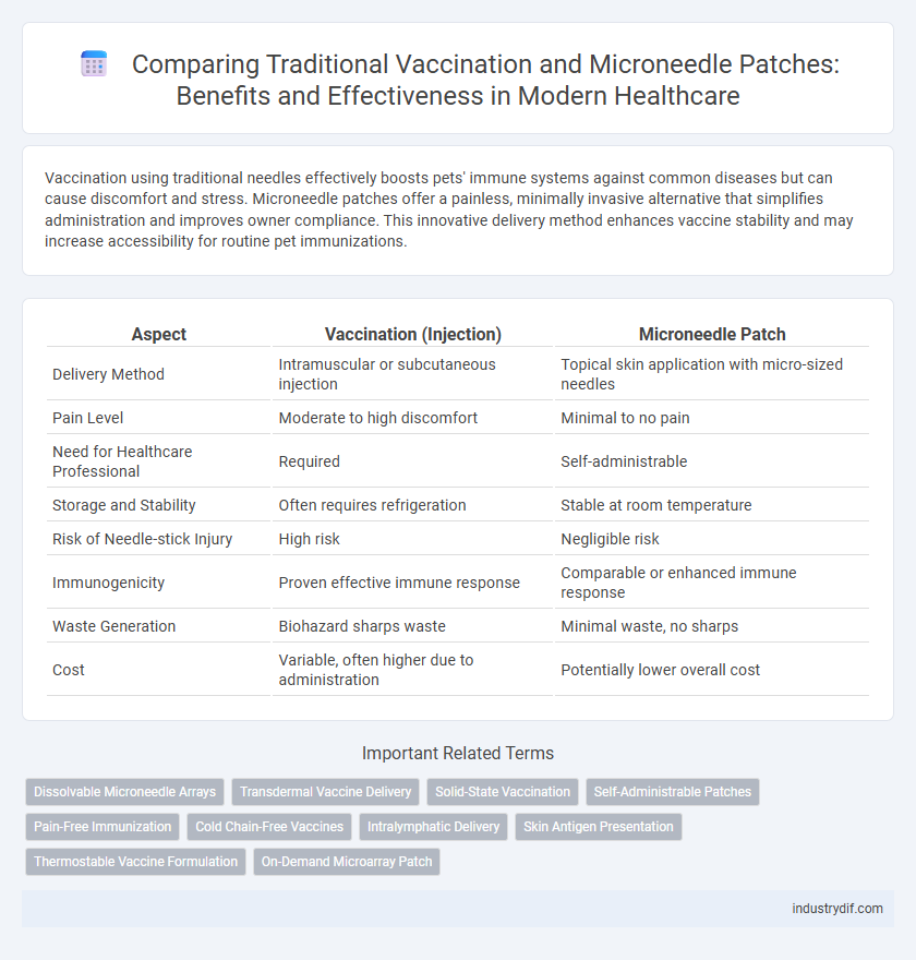 Comparing Traditional Vaccination and Microneedle Patches: Benefits and Effectiveness in Modern Healthcare