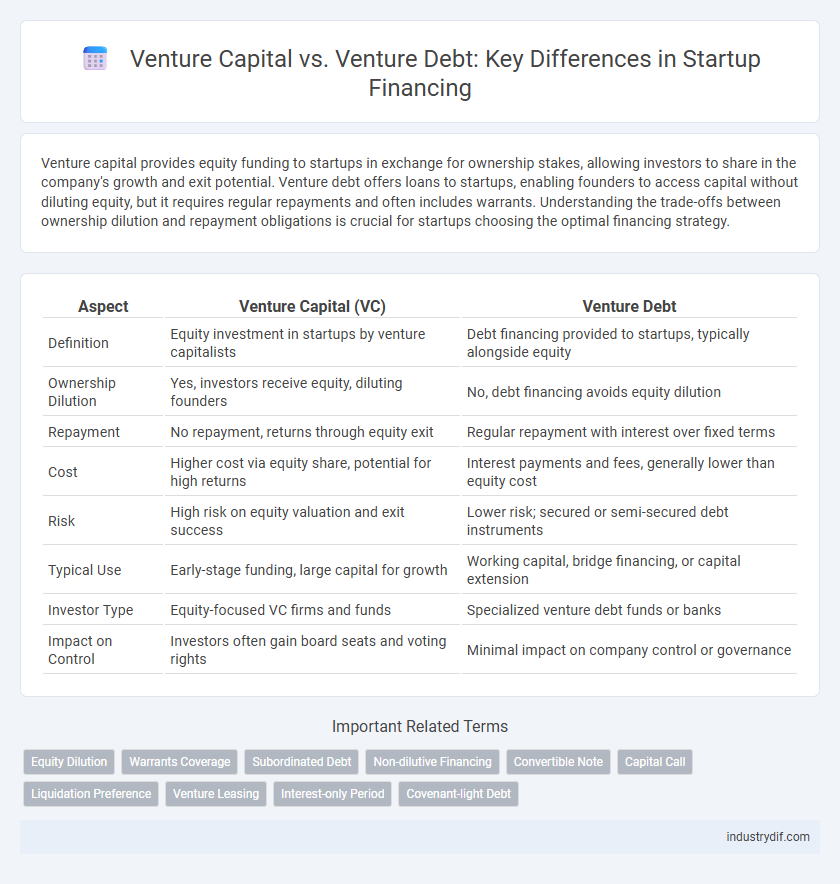 Venture Capital vs. Venture Debt: Key Differences in Startup Financing