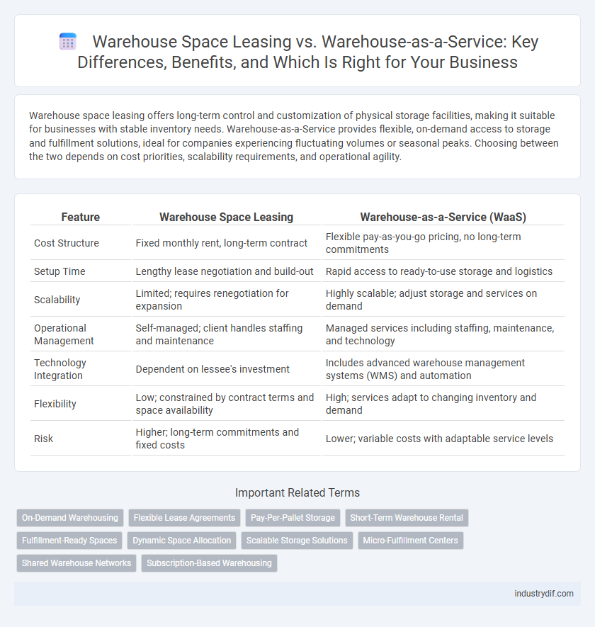 Warehouse Space Leasing vs. Warehouse-as-a-Service: Key Differences, Benefits, and Which Is Right for Your Business