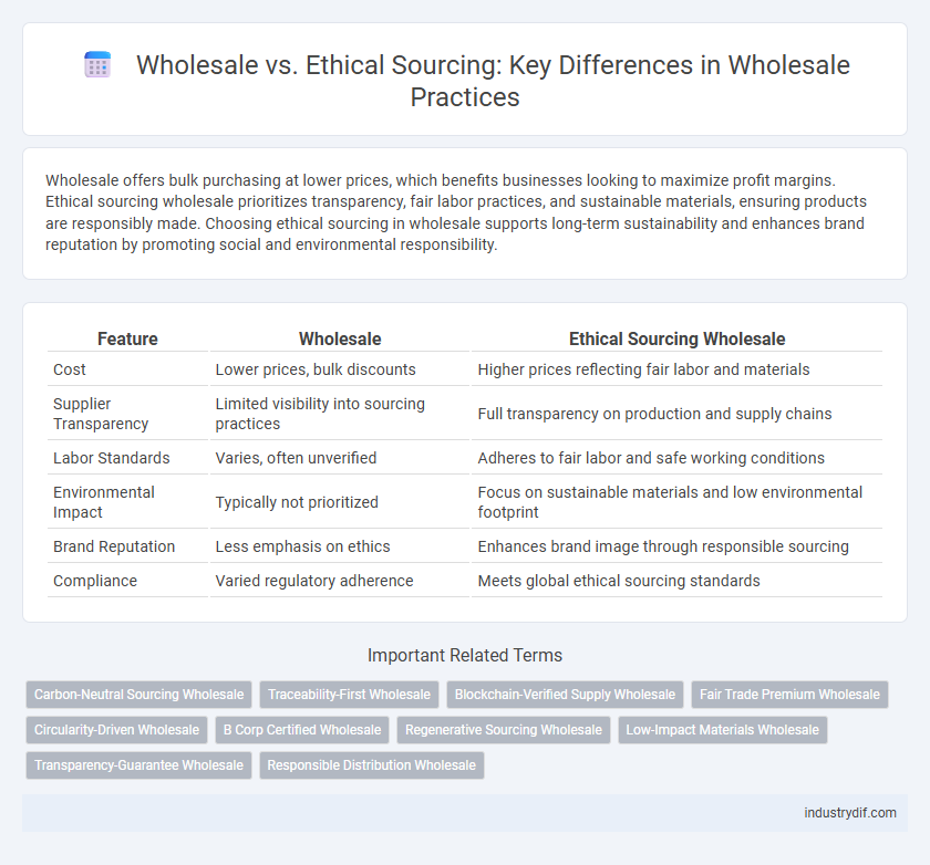 Wholesale vs. Ethical Sourcing: Key Differences in Wholesale Practices