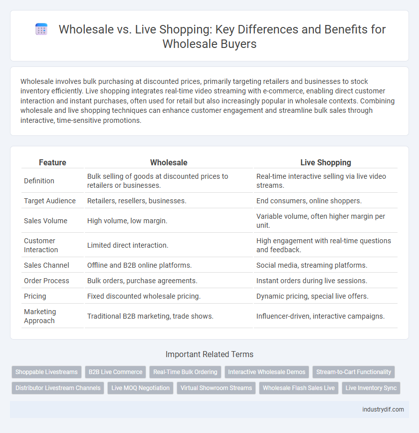 Wholesale vs. Live Shopping: Key Differences and Benefits for Wholesale Buyers