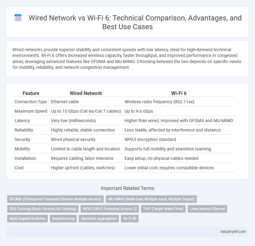 Wired Network vs Wi-Fi 6: Technical Comparison, Advantages, and Best Use Cases