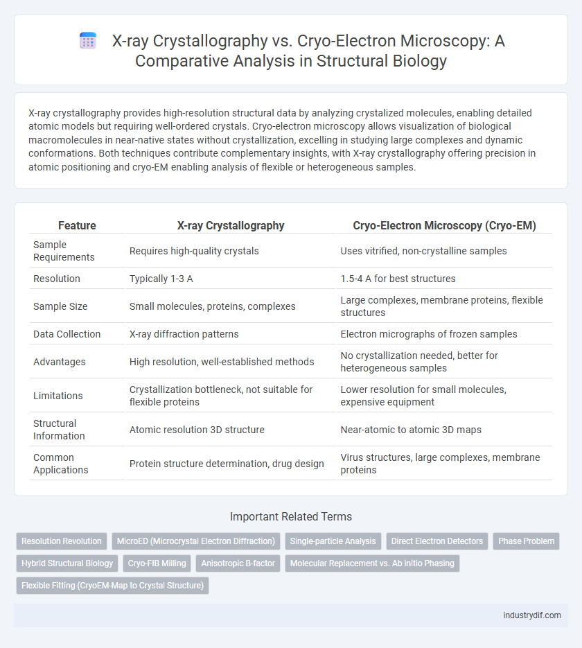 X-ray Crystallography vs. Cryo-Electron Microscopy: A Comparative Analysis in Structural Biology