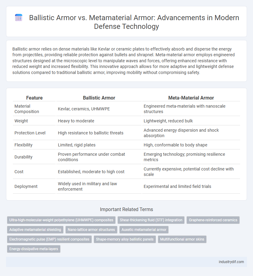 Ballistic Armor vs. Metamaterial Armor: Advancements in Modern Defense Technology