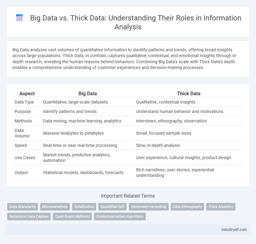 Big Data vs. Thick Data: Understanding Their Roles in Information Analysis