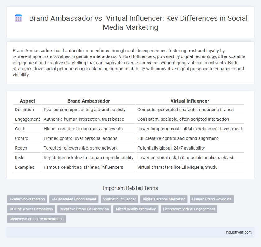 Brand Ambassador vs. Virtual Influencer: Key Differences in Social Media Marketing