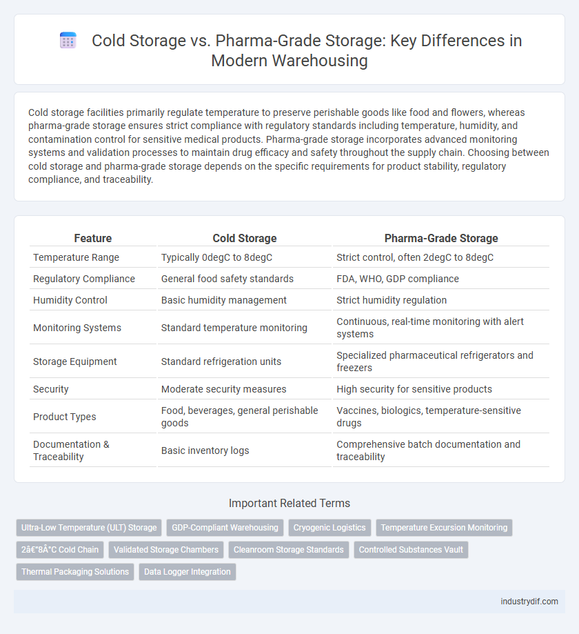 Cold Storage vs. Pharma-Grade Storage: Key Differences in Modern Warehousing