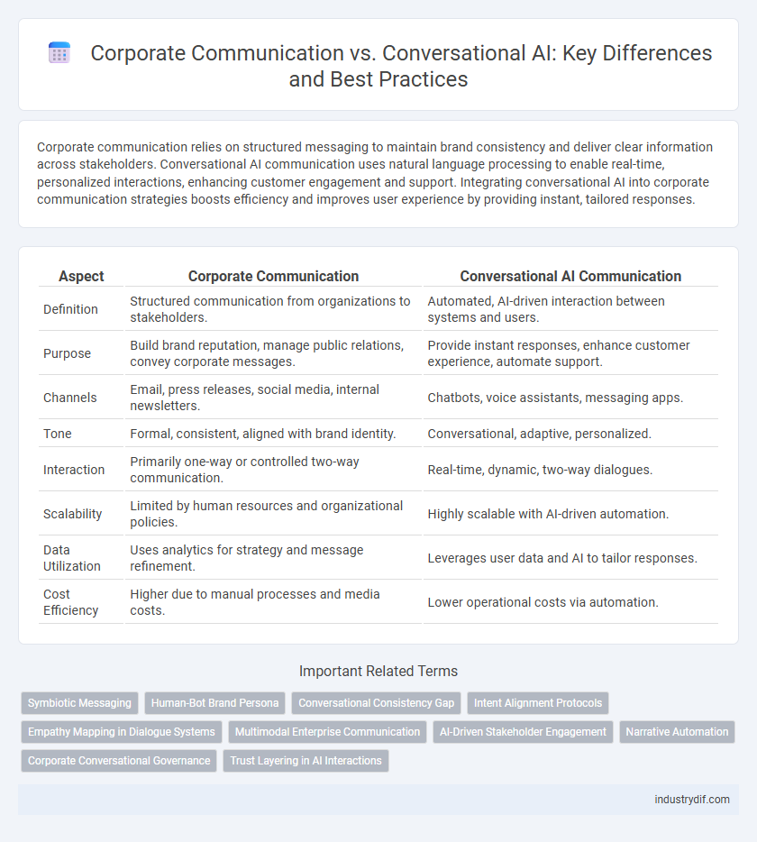 Corporate Communication vs. Conversational AI: Key Differences and Best Practices