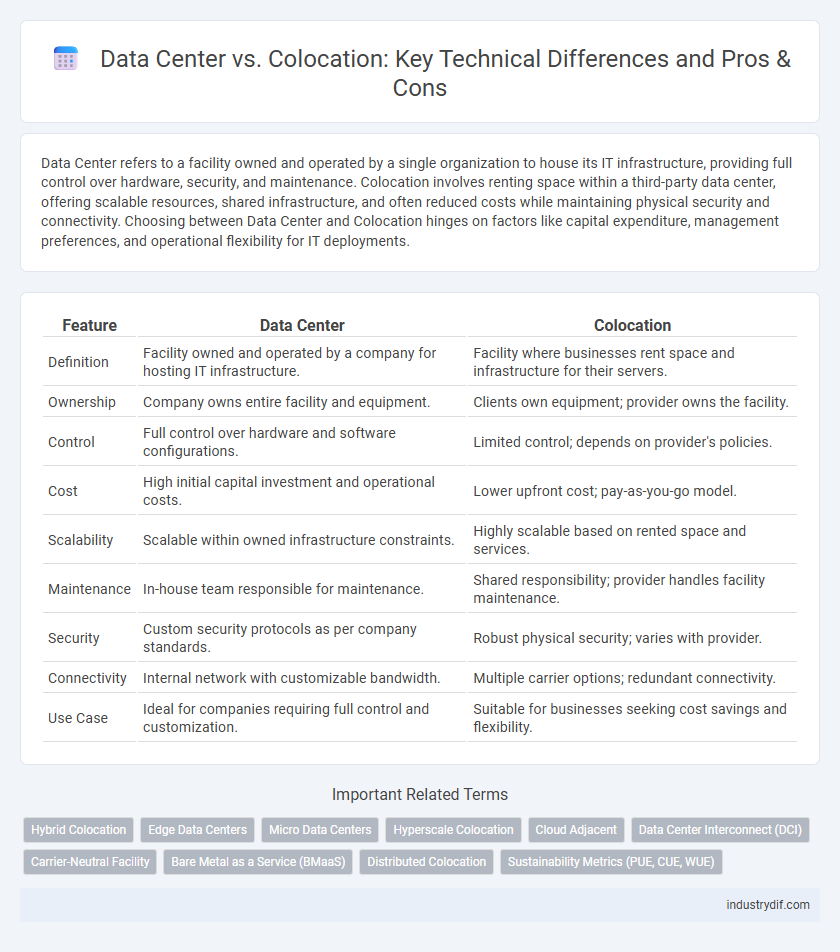 Data Center vs. Colocation: Key Technical Differences and Pros & Cons