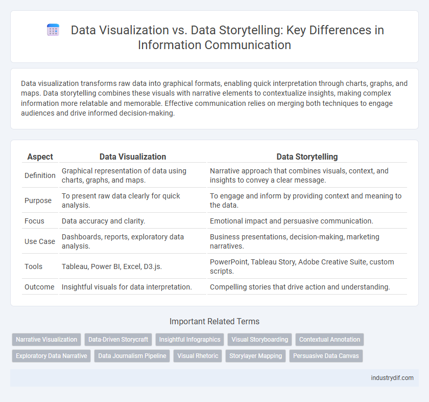 Data Visualization vs. Data Storytelling: Key Differences in Information Communication