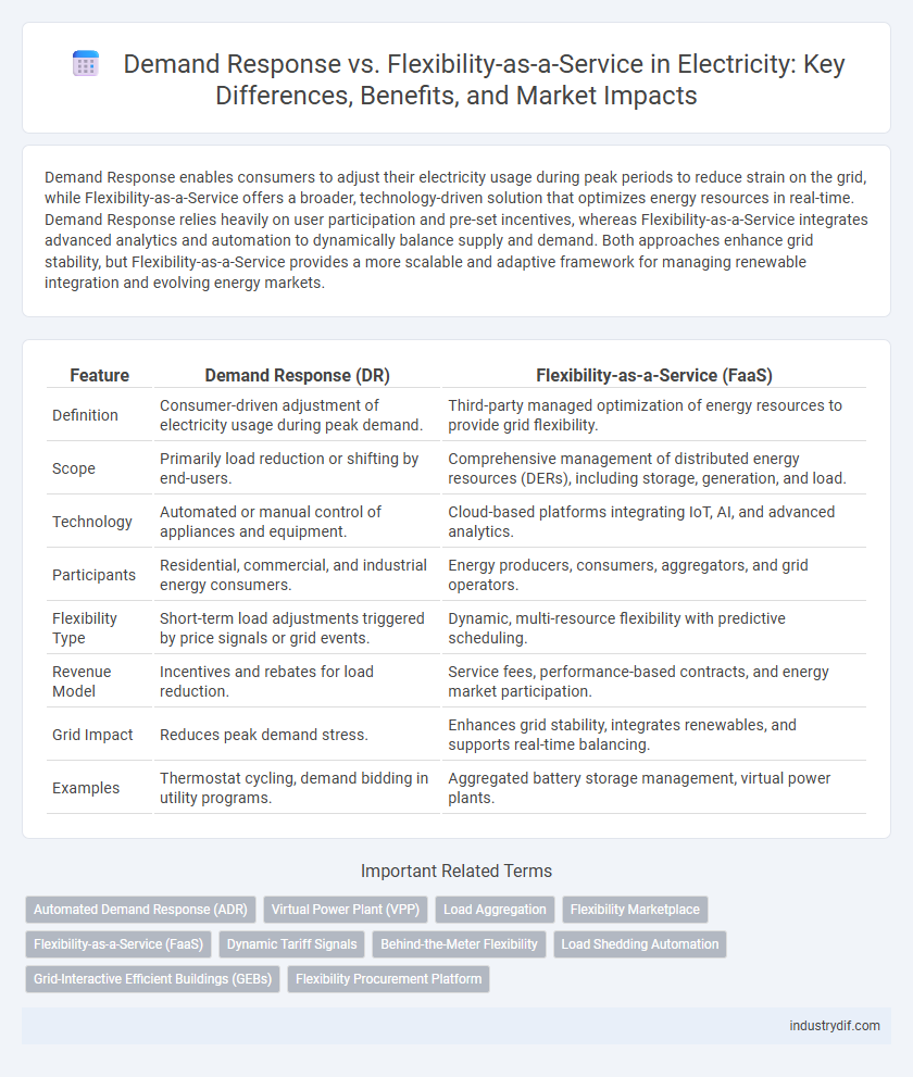 Demand Response vs. Flexibility-as-a-Service in Electricity: Key Differences, Benefits, and Market Impacts