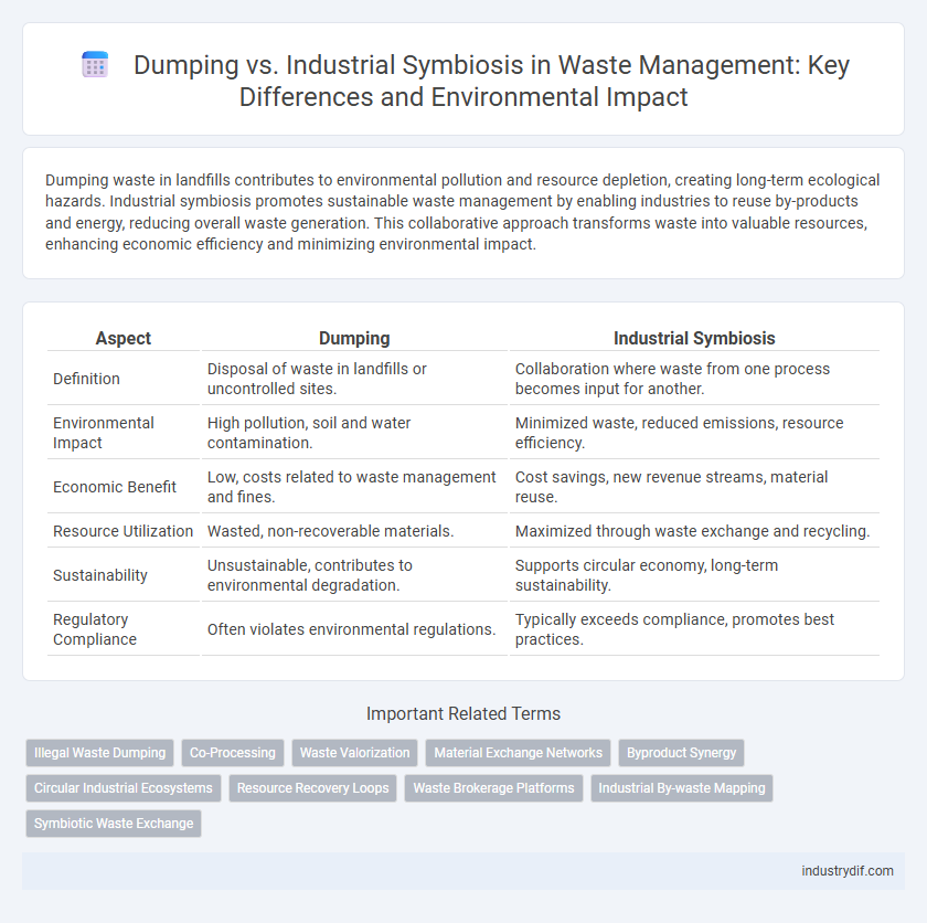 Dumping vs. Industrial Symbiosis in Waste Management: Key Differences and Environmental Impact