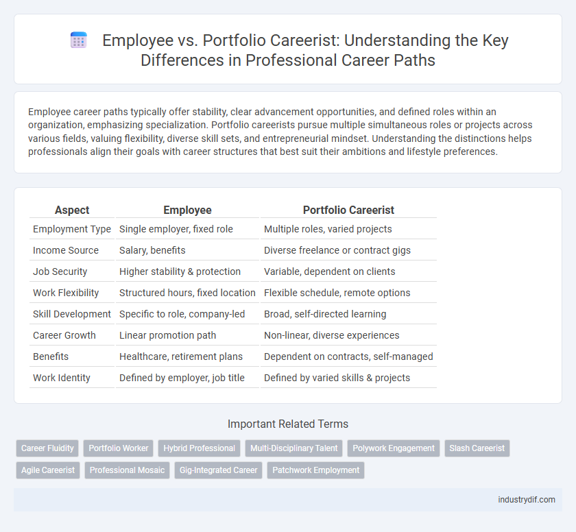 Employee vs. Portfolio Careerist: Understanding the Key Differences in Professional Career Paths
