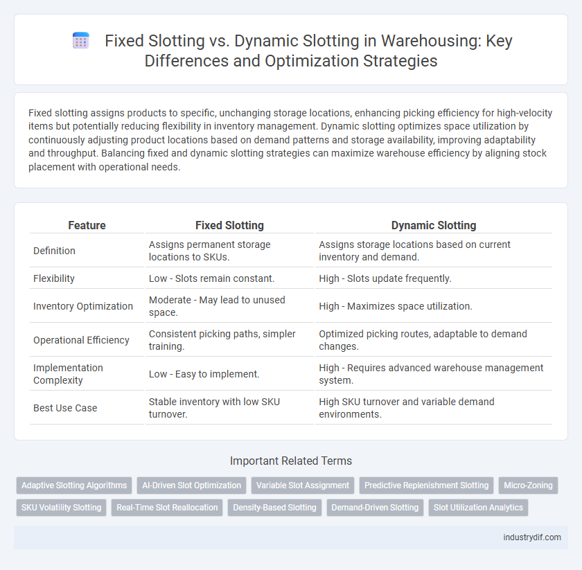 Fixed Slotting vs. Dynamic Slotting in Warehousing: Key Differences and Optimization Strategies